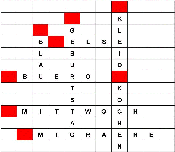 Kreuzworträtsel